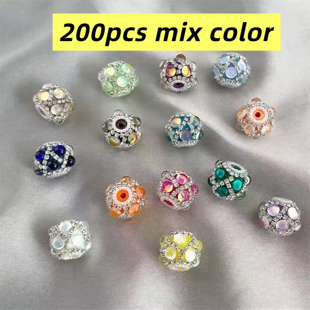Round bubble bead