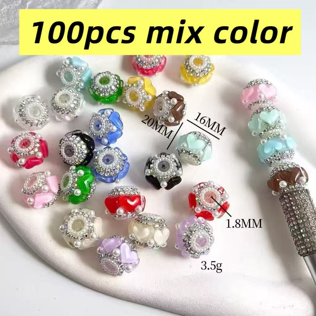 Heart fancy beads