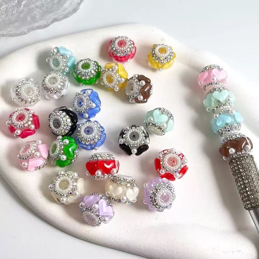 Heart fancy beads